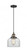 Bell - 1 Light - 8 inch - Black Antique Brass - Cord hung - Mini Pendant (3442|201CSW-BAB-G72-LED)