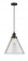 Cone - 1 Light - 12 inch - Matte Black - Cord hung - Mini Pendant (3442|201CSW-BK-G42-L-LED)