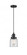 Bell - 1 Light - 5 inch - Matte Black - Cord hung - Mini Pendant (3442|201CSW-BK-G52)