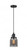 Bell - 1 Light - 5 inch - Matte Black - Cord hung - Mini Pendant (3442|201CSW-BK-G53)