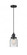 Bell - 1 Light - 5 inch - Matte Black - Cord hung - Mini Pendant (3442|201CSW-BK-G54)
