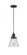 Cone - 1 Light - 6 inch - Matte Black - Cord hung - Mini Pendant (3442|201CSW-BK-G62-LED)