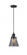 Cone - 1 Light - 6 inch - Matte Black - Cord hung - Mini Pendant (3442|201CSW-BK-G63)