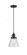 Cone - 1 Light - 6 inch - Matte Black - Cord hung - Mini Pendant (3442|201CSW-BK-G64)