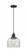 Bell - 1 Light - 8 inch - Matte Black - Cord hung - Mini Pendant (3442|201CSW-BK-G72-LED)