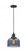 Bell - 1 Light - 8 inch - Matte Black - Cord hung - Mini Pendant (3442|201CSW-BK-G73-LED)