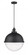 Hampden - 1 Light - 13 inch - Matte Black - Cord hung - Pendant (3442|201CSW-BK-HFS-124-BK)