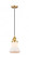 Bellmont - 1 Light - 6 inch - Satin Gold - Cord hung - Mini Pendant (3442|201CSW-SG-G191-LED)