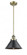 Briarcliff - 1 Light - 10 inch - Antique Brass - Stem Hung - Mini Pendant (3442|201S-AB-M10-BK-LED)