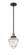 Bullet - 1 Light - 7 inch - Black Antique Brass - Stem Hung - Mini Pendant (3442|201S-BAB-G664-7)