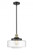 Bridgeton - 1 Light - 12 inch - Black Antique Brass - Stem Hung - Mini Pendant (3442|201S-BAB-G692-12-LED)