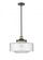 Bridgeton - 1 Light - 16 inch - Black Antique Brass - Stem Hung - Mini Pendant (3442|201S-BAB-G694-16-LED)