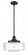 Bridgeton - 1 Light - 12 inch - Matte Black - Stem Hung - Mini Pendant (3442|201S-BK-G694-12)