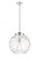 Athens Water Glass - 1 Light - 16 inch - Polished Nickel - Stem Hung - Pendant (3442|221-1S-PN-G1215-16)