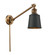 Addison - 1 Light - 8 inch - Brushed Brass -Adjustable Swing Arm (3442|237-BB-M9-BK-LED)