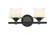 Laguna - 2 Light - 15 inch - Black - Bath Vanity Light (3442|311-2W-BK-CLW-LED)
