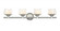 Laguna - 4 Light - 33 inch - Satin Nickel - Bath Vanity Light (3442|311-4W-SN-CLW-LED)