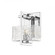Striate - 1 Light - 5 inch - Polished Chrome - Bath Vanity Light (3442|312-1W-PC-CL)