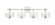 Striate - 4 Light - 33 inch - Satin Nickel - Bath Vanity Light (3442|312-4W-SN-CL)