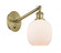 Belfast - 1 Light - 6 inch - Antique Brass - Adjustable Sconce (3442|317-1W-AB-G101)