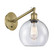Athens - 1 Light - 8 inch - Antique Brass - Adjustable Sconce (3442|317-1W-AB-G124-8-LED)