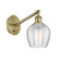 Norfolk - 1 Light - 6 inch - Antique Brass - Adjustable Sconce (3442|317-1W-AB-G462-6)