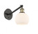 Athens - 1 Light - 6 inch - Black Antique Brass - Adjustable Sconce (3442|317-1W-BAB-G121-6-LED)