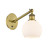Athens - 1 Light - 6 inch - Brushed Brass - Adjustable Sconce (3442|317-1W-BB-G121-6)