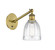 Brookfield - 1 Light - 6 inch - Brushed Brass - Adjustable Sconce (3442|317-1W-BB-G442)