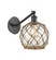 Farmhouse Rope - 1 Light - 8 inch - Oil Rubbed Bronze - Sconce (3442|317-1W-OB-G122-8RB)