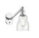 Ellery - 1 Light - 5 inch - Polished Chrome - Adjustable Sconce (3442|317-1W-PC-G394-LED)