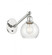 Athens - 1 Light - 6 inch - Polished Nickel - Adjustable Sconce (3442|317-1W-PN-G124-6-LED)