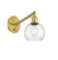 Athens - 1 Light - 6 inch - Satin Gold - Sconce (3442|317-1W-SG-G124-6-LED)