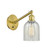 Caledonia - 1 Light - 5 inch - Satin Gold - Adjustable Sconce (3442|317-1W-SG-G2511-LED)