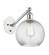 Twisted Swirl 1 Light Sconce part of the Ballston Collection (3442|317-1W-WPC-G1214-8)