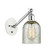 Caledonia - 1 Light - 5 inch - White Polished Chrome - Adjustable Sconce (3442|317-1W-WPC-G259-LED)