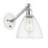 Bristol - 1 Light - 8 inch - White Polished Chrome - Adjustable Sconce (3442|317-1W-WPC-GBD-752)