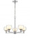 Cairo - 5 Light - 20 inch - Polished Chrome - Chain Hung - Chandelier (3442|330-5CR-PC-CLW-LED)