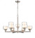 Cairo - 9 Light - 30 inch - Satin Nickel - Chain Hung - Chandelier (3442|330-9CR-SN-CLW-LED)