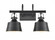 Provin - 2 Light - 19 inch - Matte Black - Bath Vanity Light (3442|370-2W-BK-M)