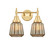 Chatham - 2 Light - 15 inch - Satin Gold - Bath Vanity Light (3442|447-2W-SG-G146)