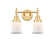 Canton - 2 Light - 14 inch - Satin Gold - Bath Vanity Light (3442|447-2W-SG-G181S)