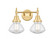 Olean - 2 Light - 16 inch - Satin Gold - Bath Vanity Light (3442|447-2W-SG-G322)