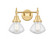 Olean - 2 Light - 16 inch - Satin Gold - Bath Vanity Light (3442|447-2W-SG-G324)
