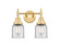 Caden - 2 Light - 14 inch - Satin Gold - Bath Vanity Light (3442|447-2W-SG-G52)