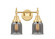 Caden - 2 Light - 14 inch - Satin Gold - Bath Vanity Light (3442|447-2W-SG-G53-LED)