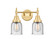 Caden - 2 Light - 14 inch - Satin Gold - Bath Vanity Light (3442|447-2W-SG-G54)