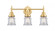 Canton - 3 Light - 23 inch - Satin Gold - Bath Vanity Light (3442|447-3W-SG-G182S)