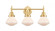 Olean - 3 Light - 25 inch - Satin Gold - Bath Vanity Light (3442|447-3W-SG-G321)