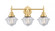 Oxford - 3 Light - 26 inch - Satin Gold - Bath Vanity Light (3442|447-3W-SG-G532-LED)